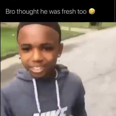 Pushed the lil nigga shit back...😂