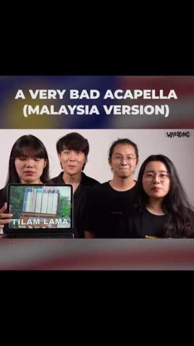 Super hilarious acapella (Malaysia edition) (Source: @wabikongtv)