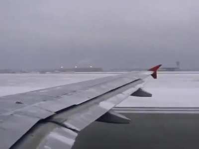 Airbus A320 crew decided to skip de-icing and let aerodynamics forces do the job