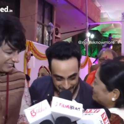 Aunty just completing her mission