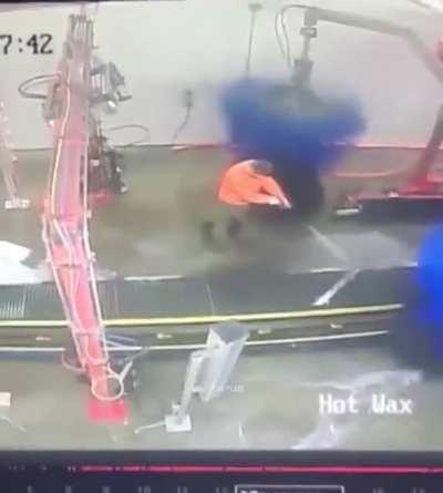 Wax on, wax off. Breathe in through nose, out the mouth. Wax on, wax off. Don't forget to breathe, very important.