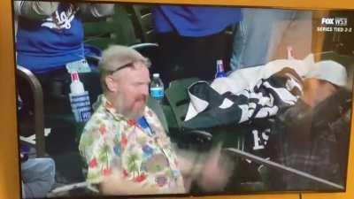 I’m not a Dodgers’ fan, but I’m a fan of this Dodgers’ fan.