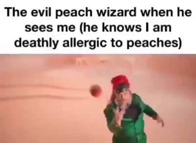How much evil a peach wizard can be