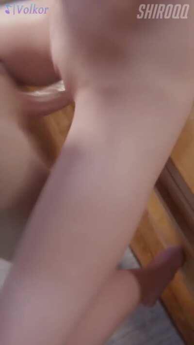 D.Va standing fuck (shir0qq, Volkor) [Overwatch]