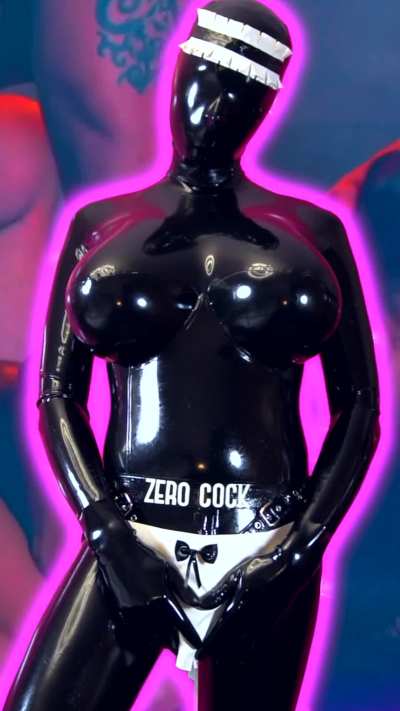 Rubber Maid + Inverted Chastity