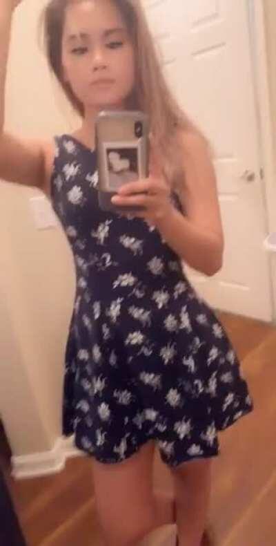 New dress! Determined to have a better day than yesterday. 25F