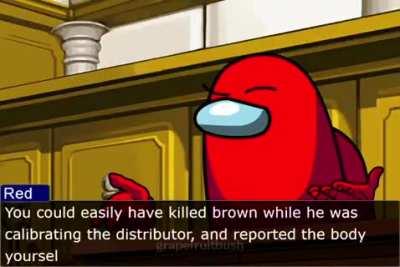 Ace Attorney + Among Us