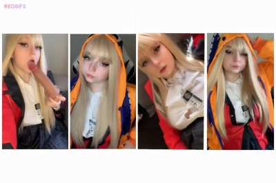 Runa Yomozuki is so wet & horny (Kakegurui)