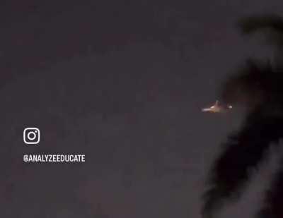 Atlas Air Engine on Fire. Boeing 747 Cargo Plane. (1/18/24)