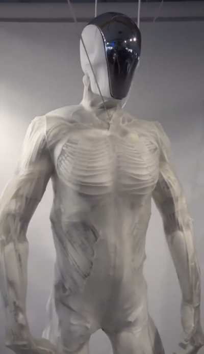 The Protoclone is made by Clone Robotics, a company in Poland and the U.S., focused on humanoid robots for tasks like household chores.