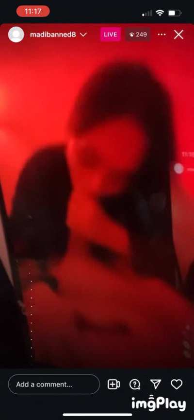 Madibanned showing bj video on live