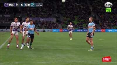 Nelson Asofa-Solomona toying with the Sharks.