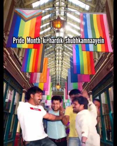 Bhojpuriya paride munth ki hardik shubhkamnaayein 🤗💏🏾🏳️‍🌈