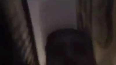 Kid breaks vase falling down the stairs but its vocoded to gangsta's paradise