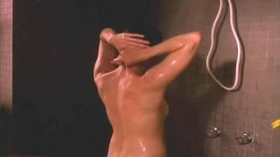 Neve Campbell in the shower