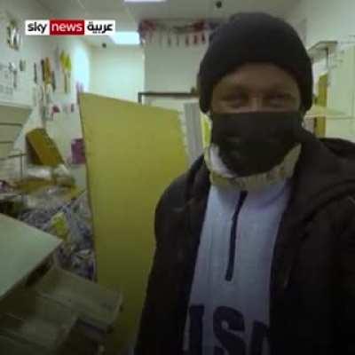 Aftermath of this week's largest looting spree in South African history