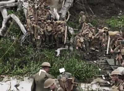 Another footage of WW1 British soldiers from the documentary film 
