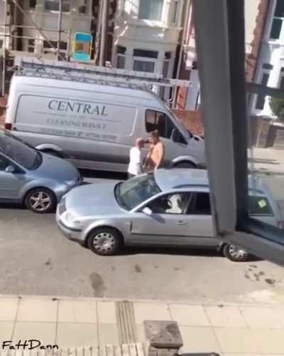 Road rager bites off more than he can chew