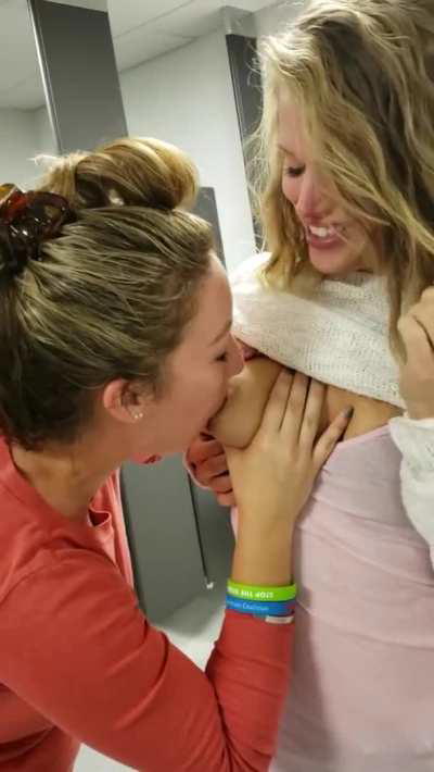 Relieving Her Friend Of Her Milk