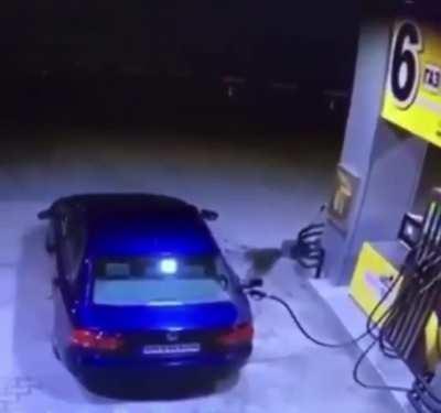 How do you forget you’re filling your car with gas