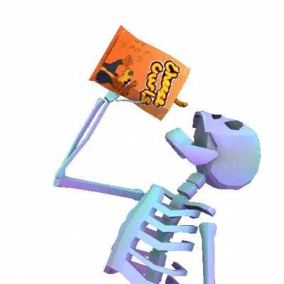 nada mas les dejo este esqueleto porque me hizo acordar a tom xd