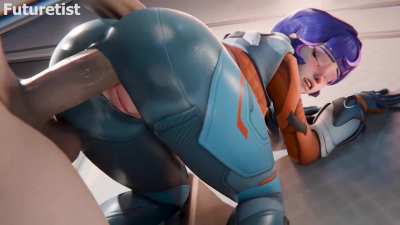 Juno's taking it in the rear [Overwatch] (futuretist)