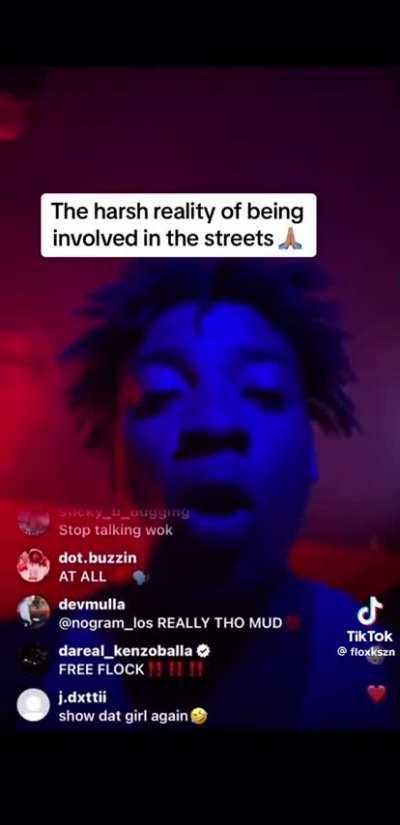 Pray for Dougz he even lost flock bro I can tell he wanna stop drugs but the pain getting too him🙏🏾