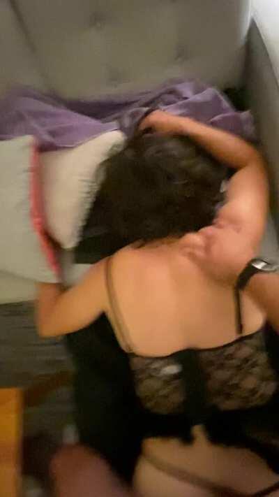 Face down and feminized.