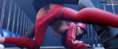 Ruby gets hard doggystyle (Gifdoozer, Audiodude) [Fortnite]