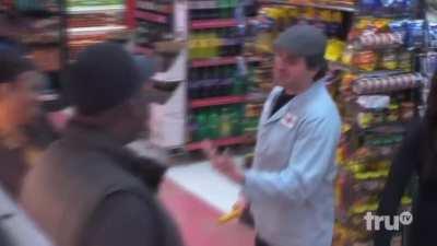 Up your ass and to the left...