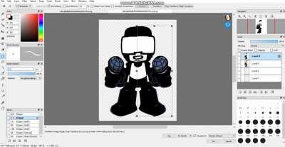 how to make fnf characters face forward