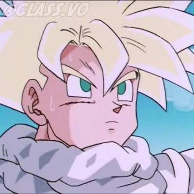 Goku gives the right bean to cell