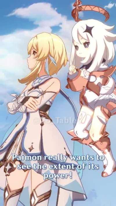 Paimon and Electro cannon [Animation]