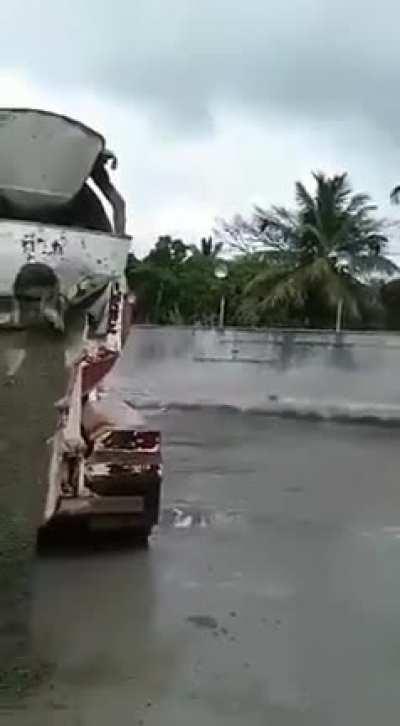 Body found in cement mixer