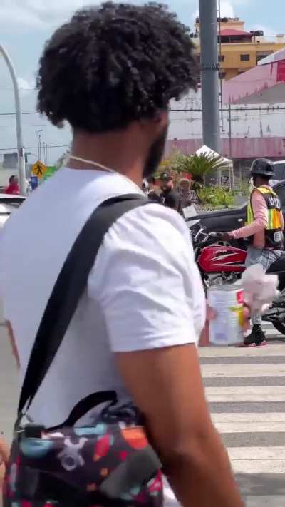 Don’t you dare block that crosswalk gurrrl..