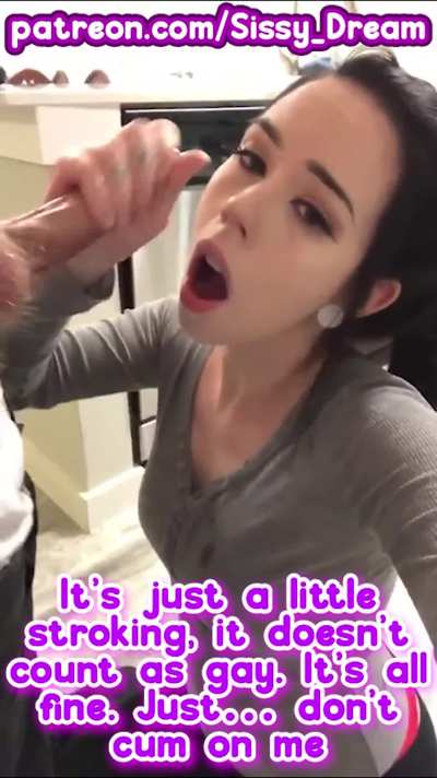 He actually did it, right on my face