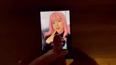 I covered Poki in my cum