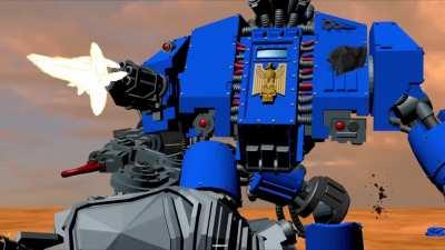 Dreadnought Vs Sentinel Fan Animation