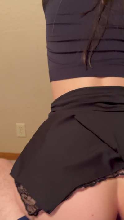 I can always make him cum so fast when I ride his cock like this