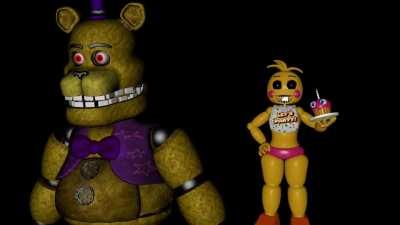 dont touch da child!! (models by TeamVR , Thunder, Scott Cawthon, steelwool, Am1-nA and herogollum, *PHEW*)