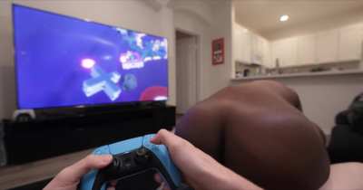 If I need the dick now. I need it now. Even if he's playing Astro Bot.