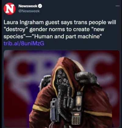 Gender is irrelevant to the Machine God.