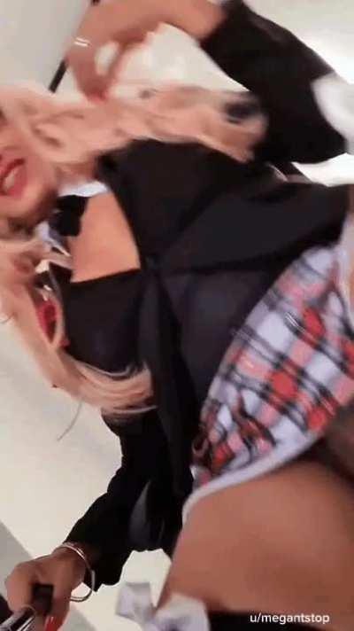 Wet and it grows so you can swallow it all, do you want?