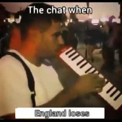 The chat when England loses