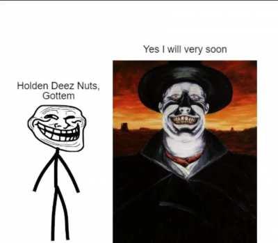 He never sleeps. He says that he will never die.