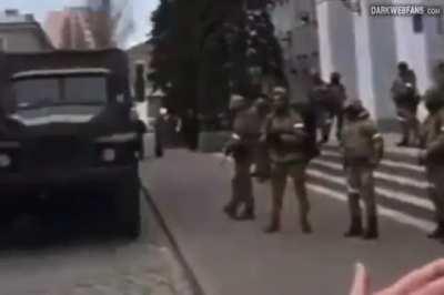 The ukrainians are yelling 