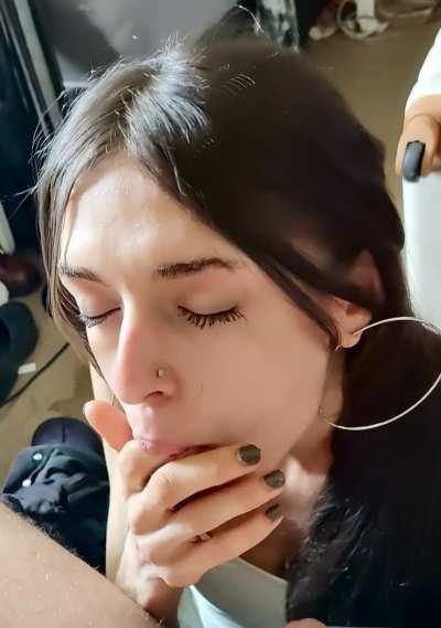 They say not to play with your food before eating buuuut... [oc]