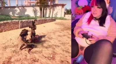 Using my Hismith and a bad dragon to spice up my gaming