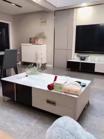 Playing with a hair tie