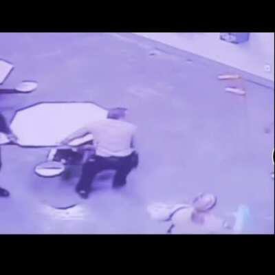 Prisoner decides to do a backflip escape from the guards